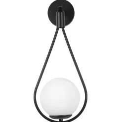 APPLIQUE MURALE TOOLIGHT G093-1W BLACK WHITE BLACK