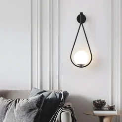 APPLIQUE MURALE TOOLIGHT G093-1W BLACK WHITE BLACK