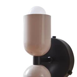 Applique murale Trorlos métal 22 x 12 x 12 cm blanc laiteux lux.pro