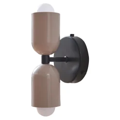 Applique murale Trorlos métal 22 x 12 x 12 cm blanc laiteux lux.pro