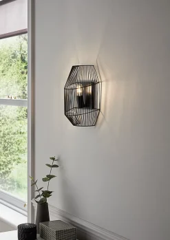 Applique murale Tsolma E14 IP20 noir