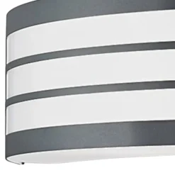 Applique murale Valcourt E27 40W IP44 GoodHome gris anthracite