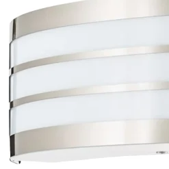Applique murale Valcourt E27 40W IP44 GoodHome gris chrome