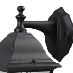 Applique murale Varennes E27 60W IP44 GoodHome noir