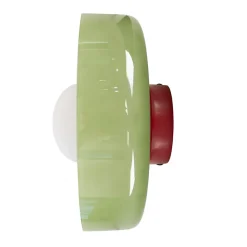 Applique murale verre et métal vert, rouge G9 5 W Ø25 cm Jumell Yori