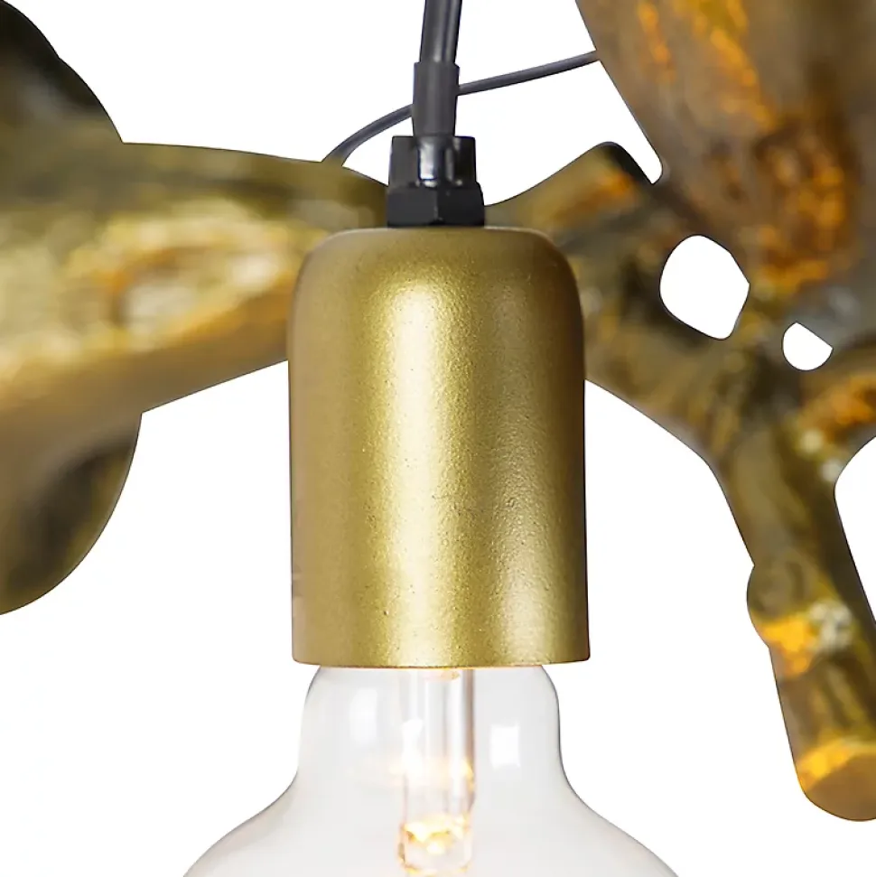 Applique murale vintage en laiton - Animal Fugl