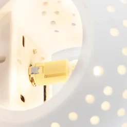 Applique murale vintage en plâtre blanc Globe - Blur