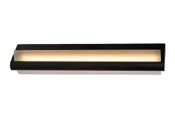 Applique murale WANDA en acrylique avec LED intégré - Noir - Lucide