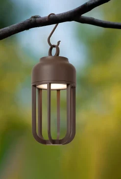 Applique murale WELLS en aluminium avec LED intégré - Rouille - Lucide