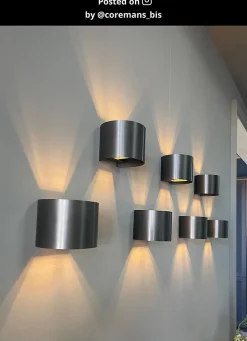 Applique murale XIO en aluminium avec 1xG9 - Gris - Lucide