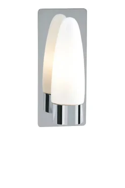 Applique murale 1x40W max, E14, IP44, chrome/Blanc - Markslöjd - Bullet