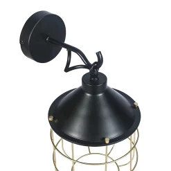 Applique murale Yondair E27 IP20 noir