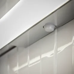 Applique murale Yucata LED intégrée 600lm 6.5W IP44 Ø4,1cm blanc neutre GoodHome argent