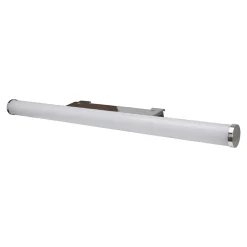Applique murale Yucata LED intégrée 600lm 6.5W IP44 Ø4,1cm blanc neutre GoodHome argent