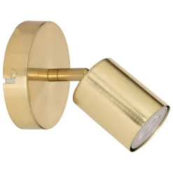 Applique murale/plafonnier Vico doré 10x10cm - Atmosphera