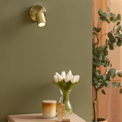 Applique murale/plafonnier Vico doré 10x10cm - Atmosphera