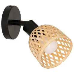 Applique murale/plafonnier Lio beige 10x10cm - Atmosphera