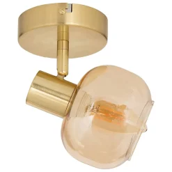 Applique murale/plafonnier Pilia doré 16x10cm - Atmosphera