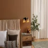 Applique murale/plafonnier Myha beige 28x15cm - Atmosphera