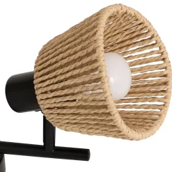 Applique murale/plafonnier Myha beige 28x15cm - Atmosphera