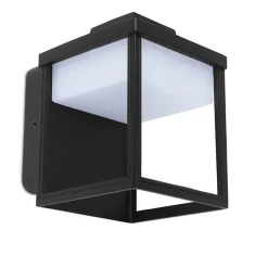 Applique Noir Matt ZOE, LED Intégrée, 9W, 330 lumens, 3000K, IP54, 230V, Classe I