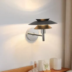 Applique Noire Lampe Murale Moderne G9 Design Métal (max. 25w)