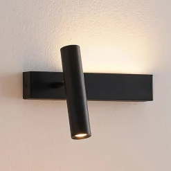 Applique noire tête de lit liseuse gauche - Lodvi - GAUCHE