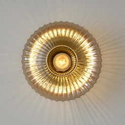 Applique ou spot verre strié multi reflets - Ambrine