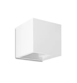 Applique plâtre cube blanc - Nevada