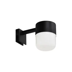 Applique pour miroir de salle de bain ajustable LED intégrée Bovey noir 600lm 6,5W I44 l.11 x H.9,5 x P.13 cm GoodHome