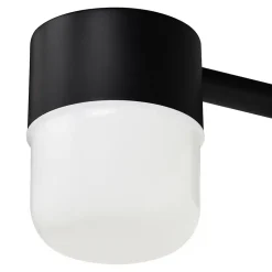 Applique pour miroir de salle de bain ajustable LED intégrée Bovey noir 600lm 6,5W I44 l.11 x H.9,5 x P.13 cm GoodHome