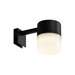 Applique pour miroir de salle de bain ajustable LED intégrée Bovey noir 600lm 6,5W I44 l.11 x H.9,5 x P.13 cm GoodHome
