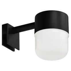 Applique pour miroir de salle de bain ajustable LED intégrée Bovey noir 600lm 6,5W I44 l.11 x H.9,5 x P.13 cm GoodHome