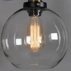 Applique rétro en verre rond - Olivia