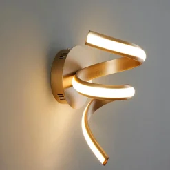 Applique ruban doré spirale LED - Kauai