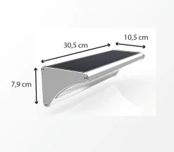 Applique solaire A++ détecteur mouvement 30 cm Akov - Voltman