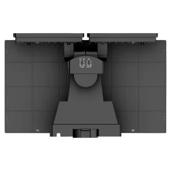 Applique solaire LED extérieur noire 2×1060 lm IP65 détecteur PIR, GoodHome Davern