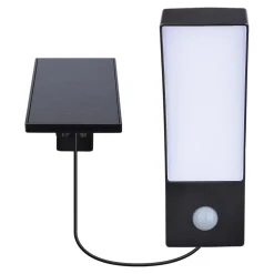 Applique solaire LED extérieur gris 700 lm blanc froid IP44 détecteur de mouvement, GoodHome Gambell