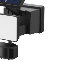 Applique solaire LED extérieur noire 7,2 W 1150 lm IP65 détecteur PIR, GoodHome Davern