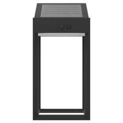 Applique solaire LED intégrée Suzzara noir IP44 800lm Eglo