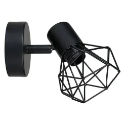 Applique spot orientable Diamont noir