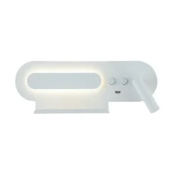 Applique tablette liseuse orientable blanche - Calleo