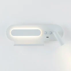 Applique tablette liseuse orientable blanche - Calleo