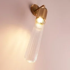 Applique tendance dorée éclairage simple - Hita