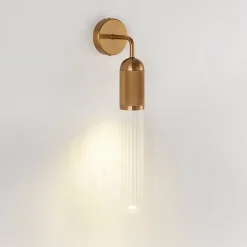 Applique tendance dorée éclairage simple - Hita