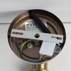 Applique vintage en verre et laiton - Flavia