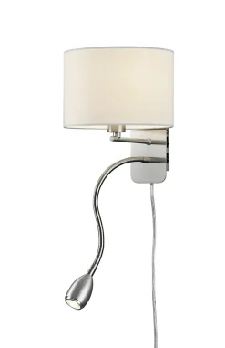 Applique 1xE14, max. 40W + LED 3,1W, 310lm, 3000K, IP20 - Trio - Hotel