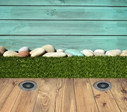 Arlux Lighting Lot 2 Spots solaire PATIO 1W 50lm Detection Crepusculaire