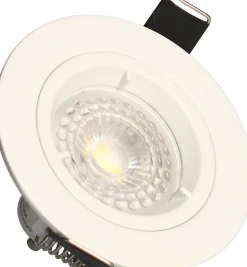 Arlux Lighting Lot 3 Spots blanc encastrables Fixes SAPHYR GU10 5W 380lm Blanc Neutre