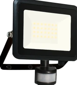 Arlux Lighting Projecteur mural KREON 2 - IP44, 20W, 4000K, 2000lm, Noir - Détecteur IR